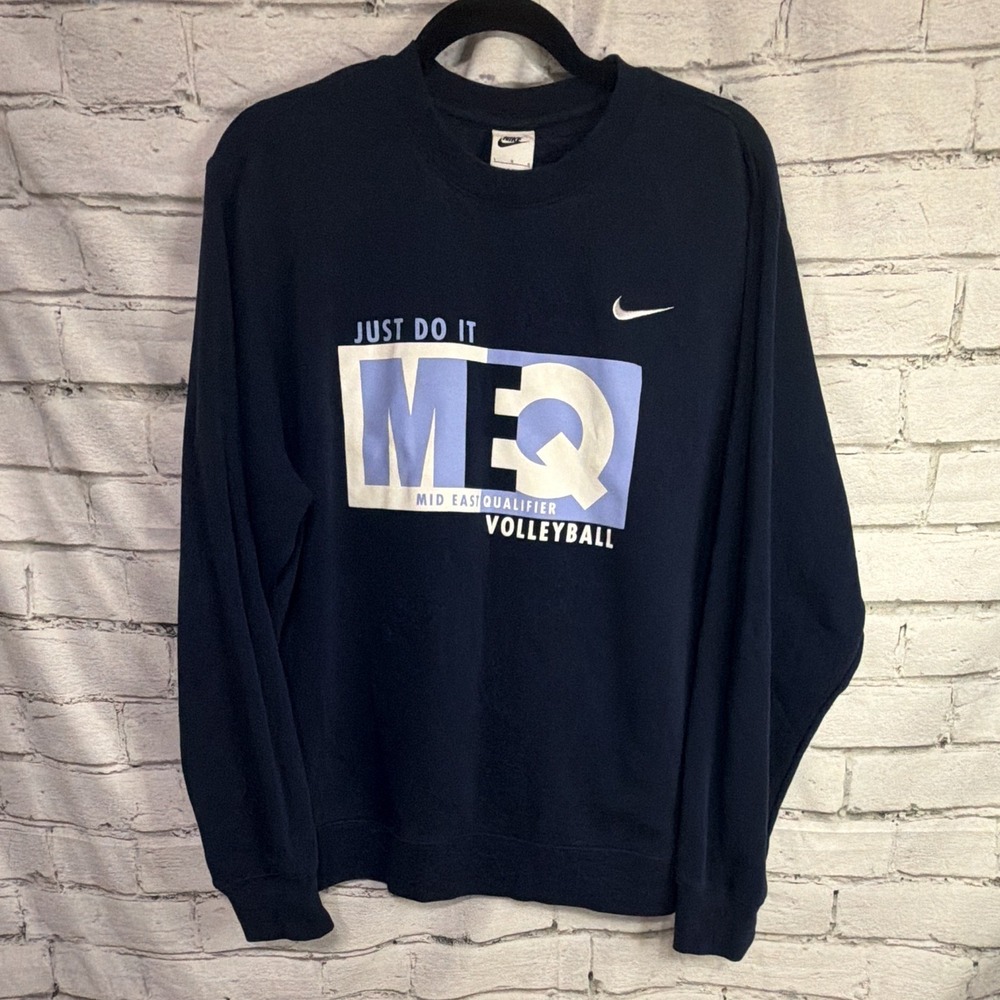 Nike Volleyball Pullover MEQ Mid East Size Large Great Condition